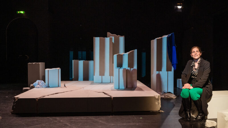 07.06.2023 Göttingen: Fotoprobe zu „Wir müssen über das Sterben sprechen“ in einer Inszenierung von Wenzel Winzer im DT-2 des Deutschen Theater in Göttingen. Foto: Thomas Müller
